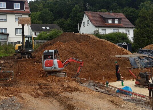 Baggerschaufel Tiefbau